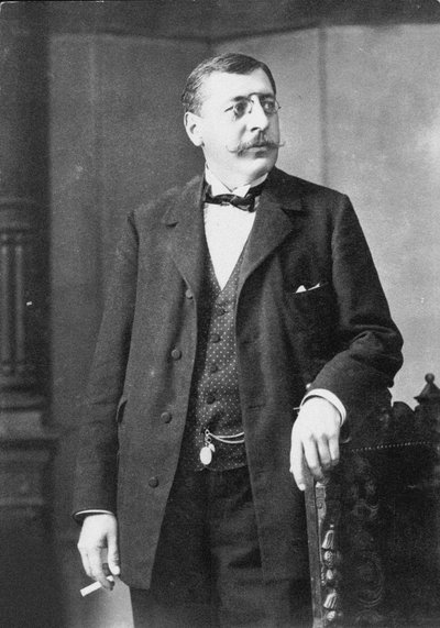 Portret van de dirigent en componist Felix Mottl 1856-1911 door Unbekannt