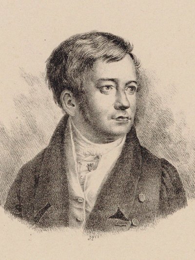 Portret van de organist en componist Friedrich Schneider 1786-1853 door Unbekannt