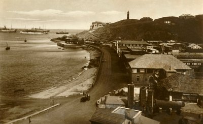 Postkantoor en baai, Aden, ca. 1918-1939 door Unbekannt