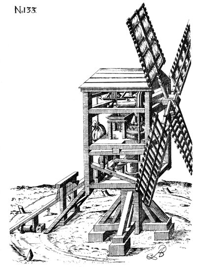 Standerdmolen, 1620 door Unbekannt