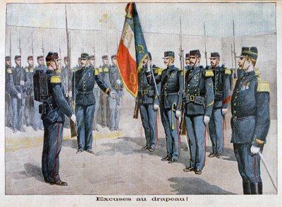 Verontschuldigingen aanbieden aan de vlag, Toulon, Frankrijk door Unbekannt