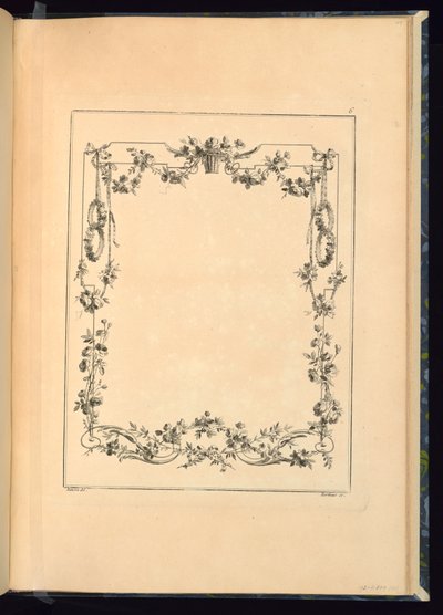 Print, Pl. 6 van 18e cahier de cartels et trophées de l