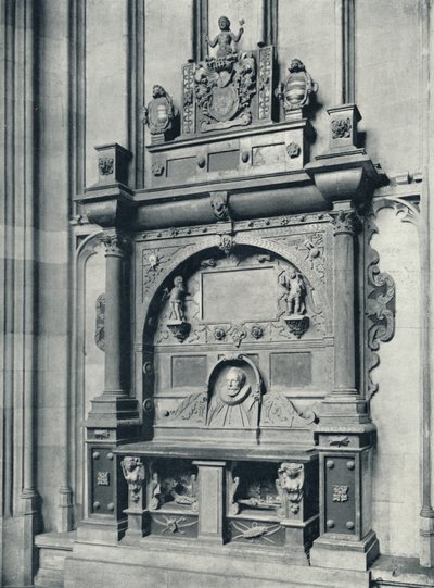 Provost Murrays graf 1624 aan het oostelijke uiteinde van de kapel door Unbekannt