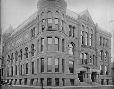Openbare bibliotheekgebouw, Minneapolis, Minnesota, ca. 1897 door Unbekannt