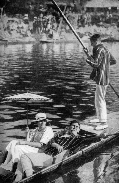 Punteren op de Theems, c1922 door Unbekannt