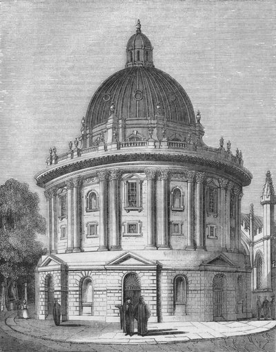 Radcliffes bibliotheek, 1845 door Unbekannt