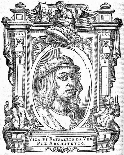 Raphael. Uit: Giorgio Vasari, Levens van de meest voortreffelijke Italiaanse schilders, beeldhouwers en architecten, 1568 door Unbekannt