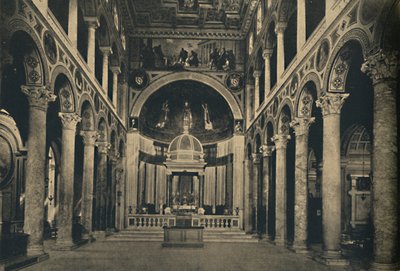 Rome - Basiliek van Sint Agnes buiten de muren aan de Via Nomentana, 1910 door Unbekannt