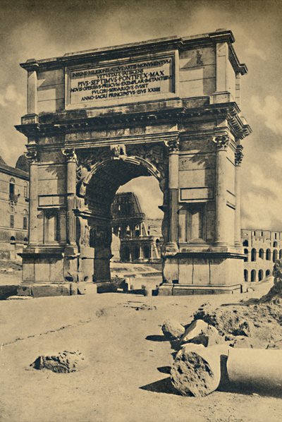 Rome - Romeins Forum - Boog van Titus, 1910 door Unbekannt