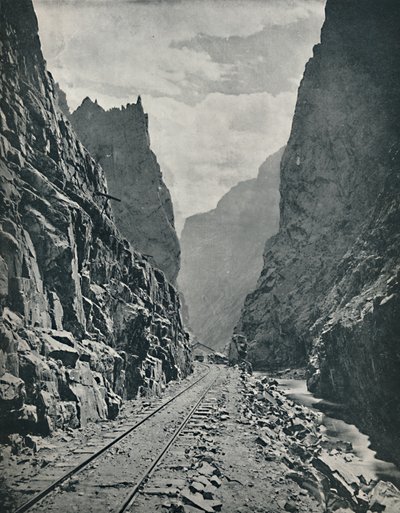 Royal Gorge van de Arkansas, c1897 door Unbekannt
