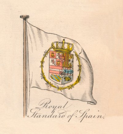 Koninklijke standaard van Spanje, 1838 door Unbekannt