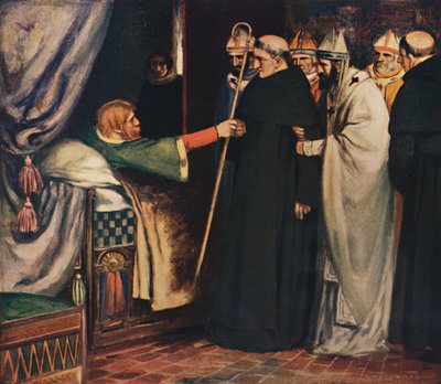 Sint Anselmus weigert het aartsbisdom, 1912 door Unbekannt