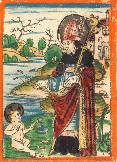 Sint Augustinus door Unbekannt