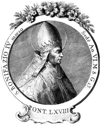 Sint Bonifatius IV, paus van de Katholieke Kerk door Unbekannt