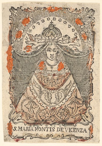 Santa Maria Montis de Vicenza door Unbekannt