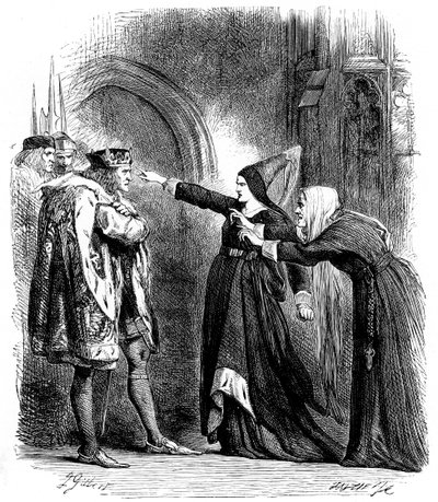 Scène uit Shakespeares Richard III door Unbekannt