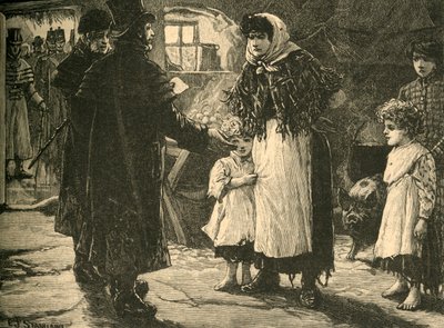 Scène in Ierland: bezoek van de tiende-proctor, begin 1830s ca. 1890 door Unbekannt