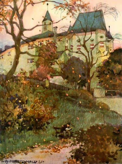 Schloss Weyherburg, c1929 door Unbekannt