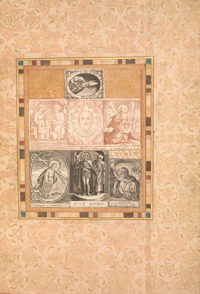 Zeven devotionele scènes, folio uit het Bellini-album, ca. 1600 door Unbekannt