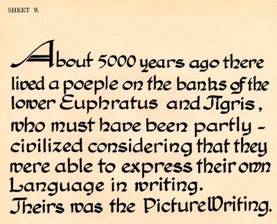 Blad 9, uit een portfolio van alfabetten, 1929 door Unbekannt