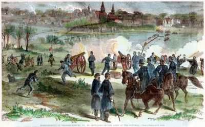 Belegering van Fredericksburg, Virginia, Amerikaanse Burgeroorlog, ca. 1864-1865 door Unbekannt