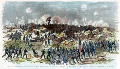 Beleg van Petersburg, Virginia, Amerikaanse Burgeroorlog, 30 juli 1864 door Unbekannt
