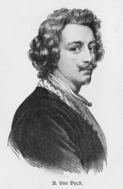 Sir Anthony van Dyck 1599-1641, Vlaamse schilder, begin 20e eeuw door Unbekannt