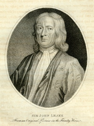 Sir John Leake, Britse admiraal, 18e eeuw door Unbekannt