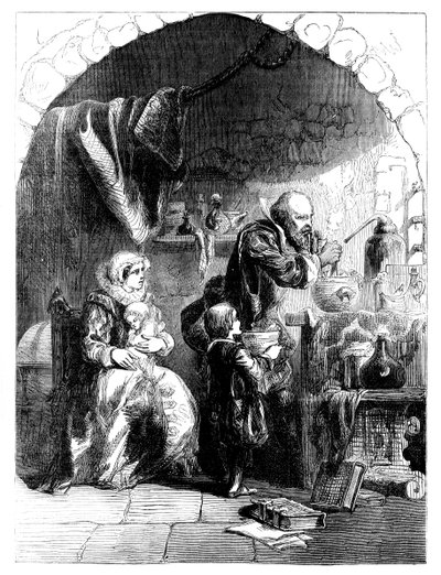 Sir Walter Raleigh 1554-1618 in de gevangenis, ca. 1902 door Unbekannt