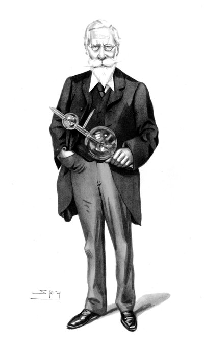 Sir William Crookes, Engelse natuurkundige en chemicus, ca. 1900s door Unbekannt