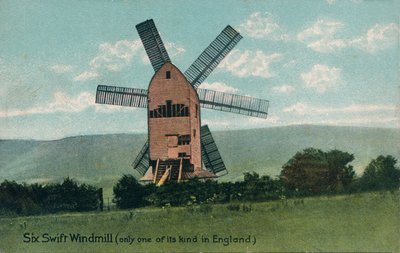 Six Swift Windmolen, Kingston, nabij Lewes, Sussex, c1905 door Unbekannt