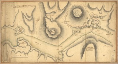 Schets van Forts Clinton & Montgomery, bestormd op 6 oktober 1777 door de troepen onder bevel van Sir Henry Clinton, K.B., luitenant-generaal van H. Maj. troepen en opperbevelhebber van New York en zijn afhankelijkheden door Unbekannt