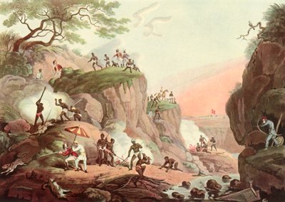 Sport in India - Rookwolven uit hun Holen, ca. 1808, 1901 door Unbekannt