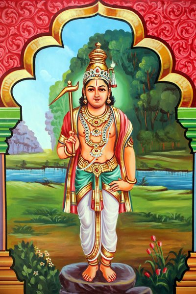 Sri Vadapathira Kaliamman hindoeïstische tempel. Avatar van Vishnu. Heer Balamara 8e incarnatie. Singapore door Unbekannt