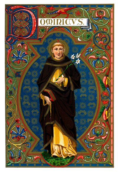 Sint Dominicus, 1886 door Unbekannt