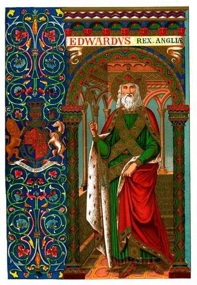 St. Edward de Belijder door Unbekannt