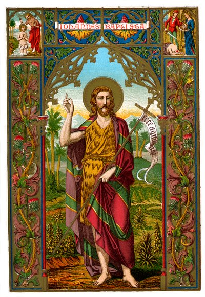 Johannes de Doper, 1886 door Unbekannt