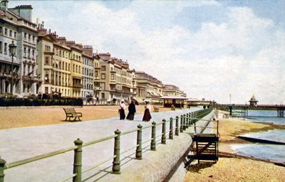 St Leonards, West Marina, vanaf de pier, c1900s-c1920s door Unbekannt