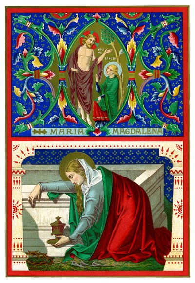 St. Maria Magdalena, 1886 door Unbekannt