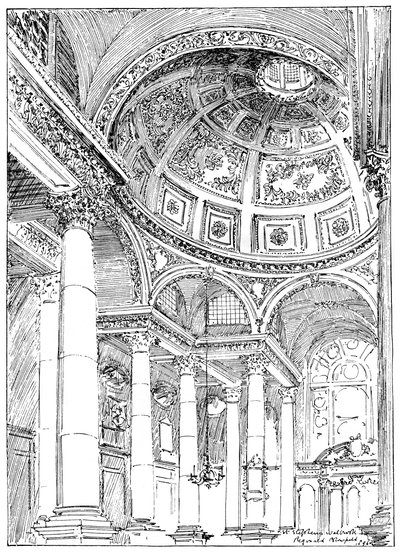 St Stephens Walbrook, 1899 door Unbekannt