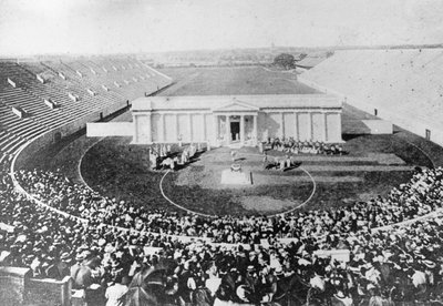 Stadion, Harvard University, Cambridge, Massachusetts, VS, begin 20e eeuw door Unbekannt
