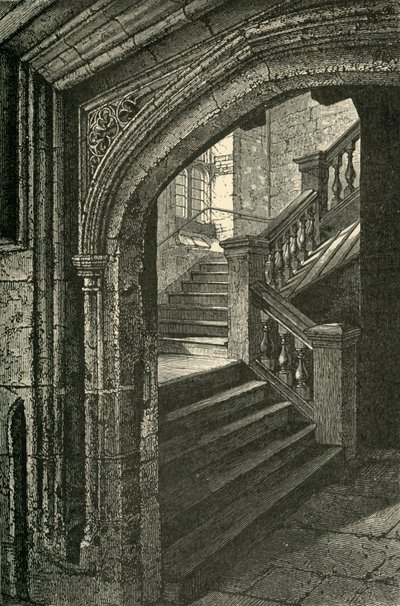 Trap naar de Kapel en de Bovenste School, 1911 door Unbekannt