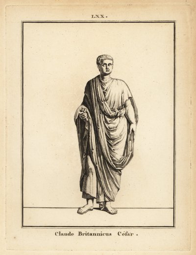 Standbeeld van de Romeinse keizer Claudius, Tiberius Claudius Caesar Augustus Germanicus door Unbekannt