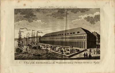 Beurs in Sint-Petersburg door Unbekannt