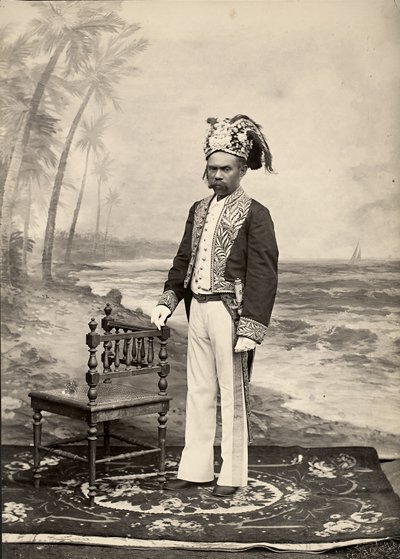 Sultan van Batjan, Pulau Bacan, Molukken, Indonesië door Unbekannt