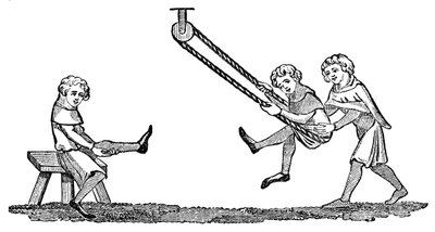 Schommel oefening van de Quintain, 1833 door Unbekannt