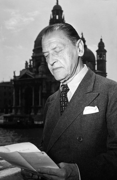 De schrijver William Somerset Maugham - Venetië - 1951 door Unbekannt