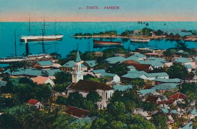 Tahiti. Papeete, ca. 1920 door Unbekannt