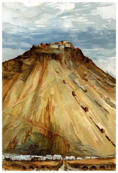 Taklakot Fort, Tibet, 1898 door Unbekannt