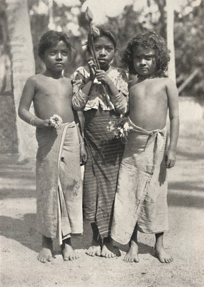 Tamulenkinderen, 1926 door Unbekannt